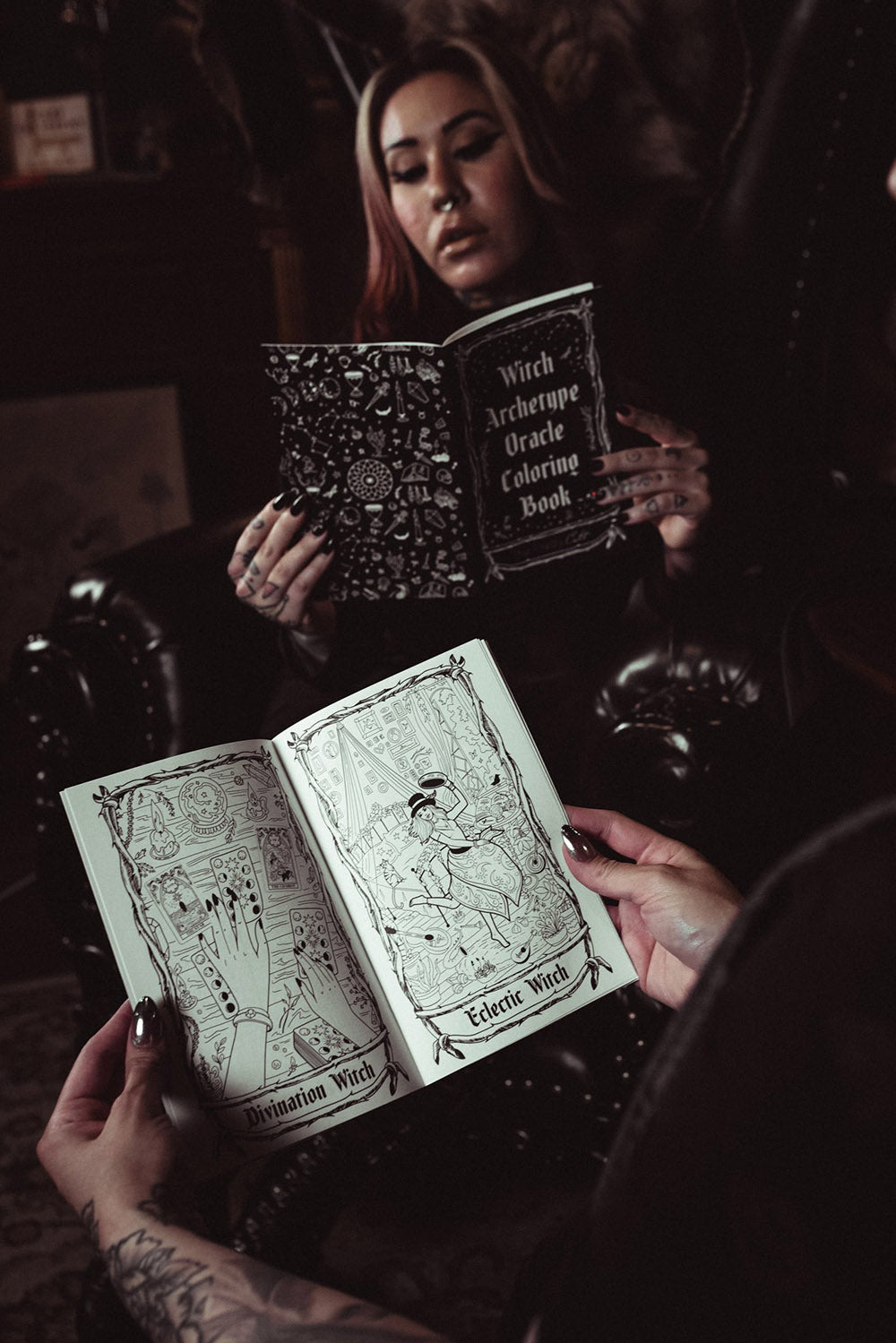 adult goth coloring book