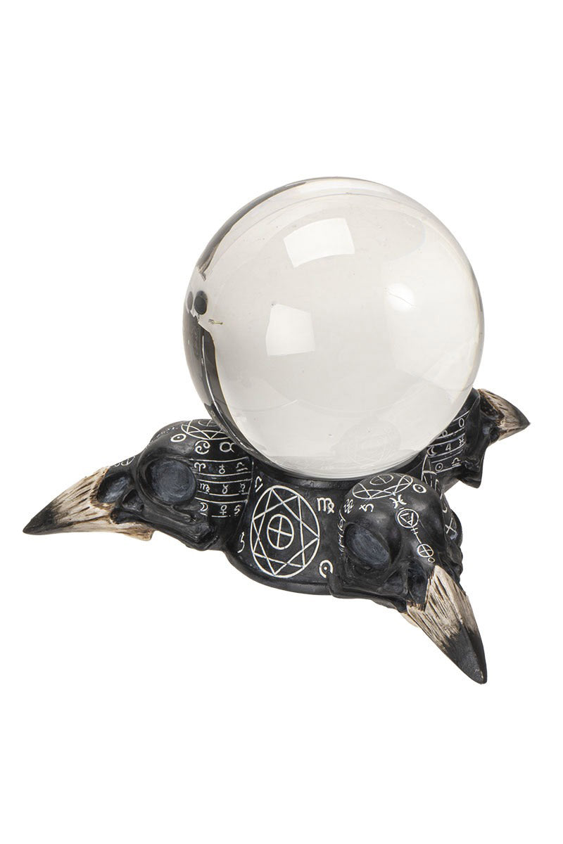 Raven Skulls and Crystal Ball