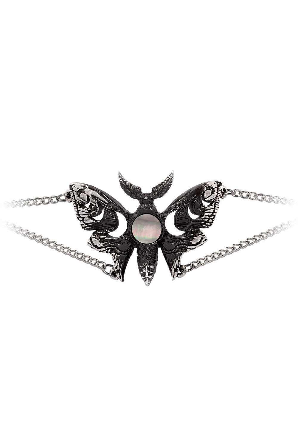 large moth moon bracelet