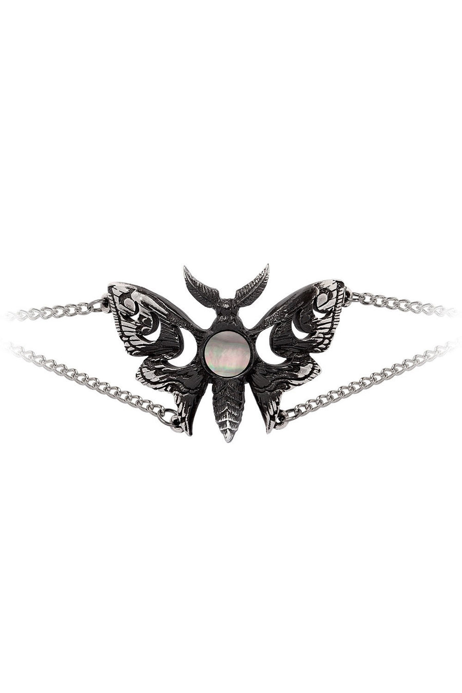 large moth moon bracelet