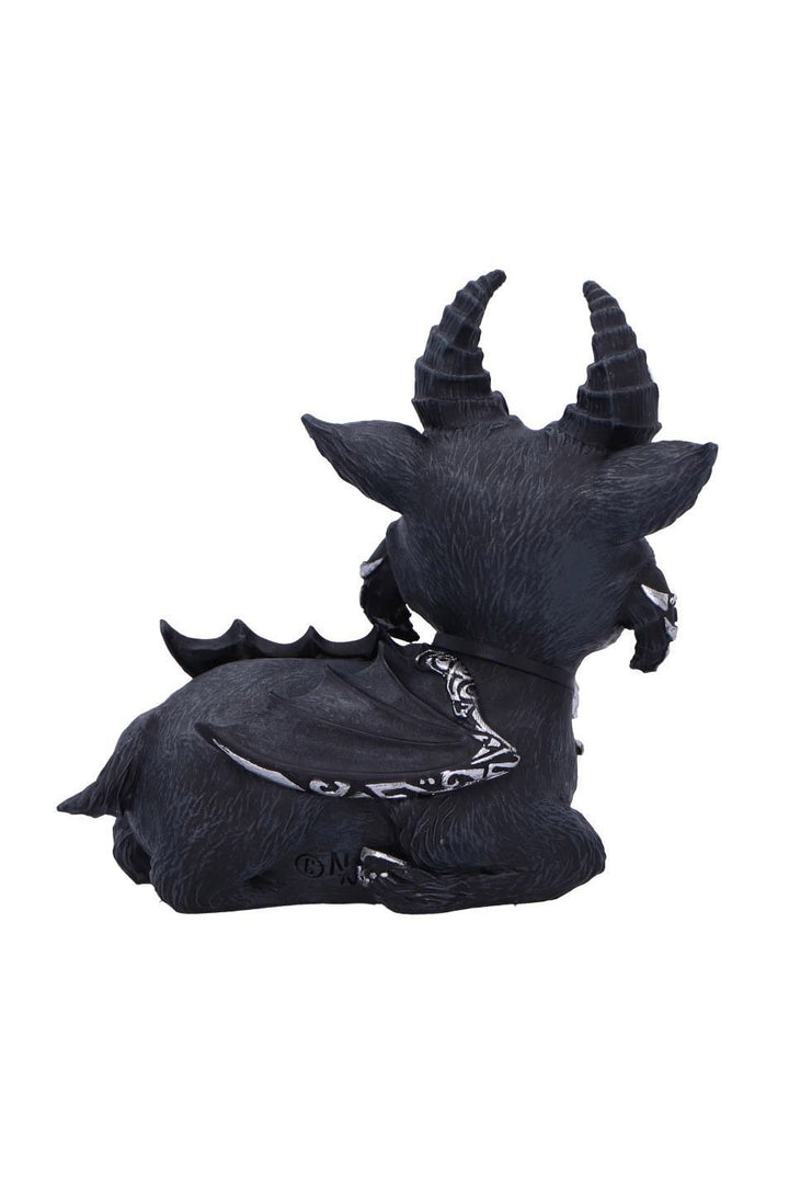 gothic occult goat sculpture