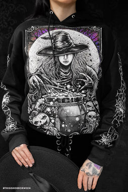 Witch's Cauldron Hoodie [Zipper or Pullover]