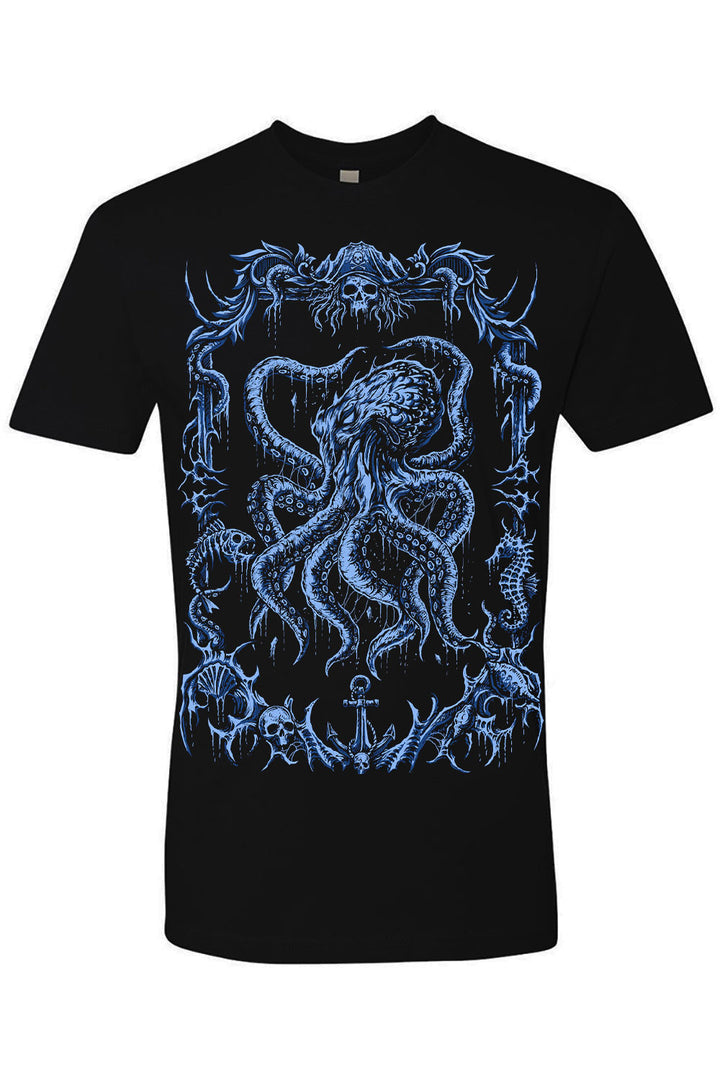 steampunk octopus t-shirt