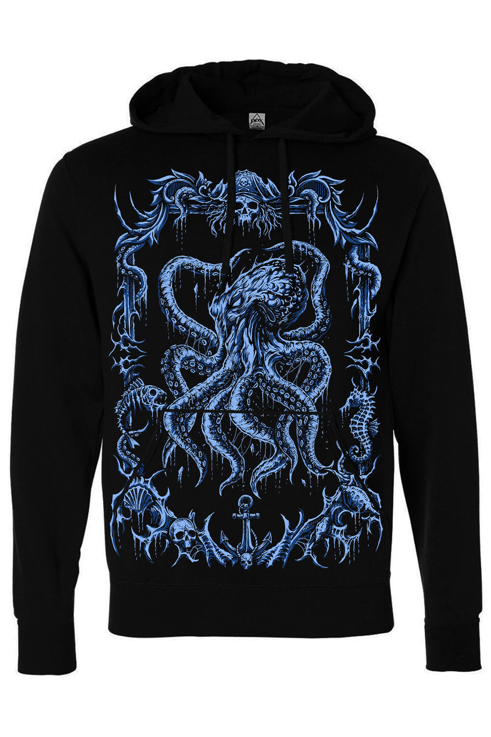 steampunk gothic kraken octopus hoodie