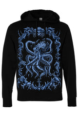 steampunk gothic kraken octopus hoodie