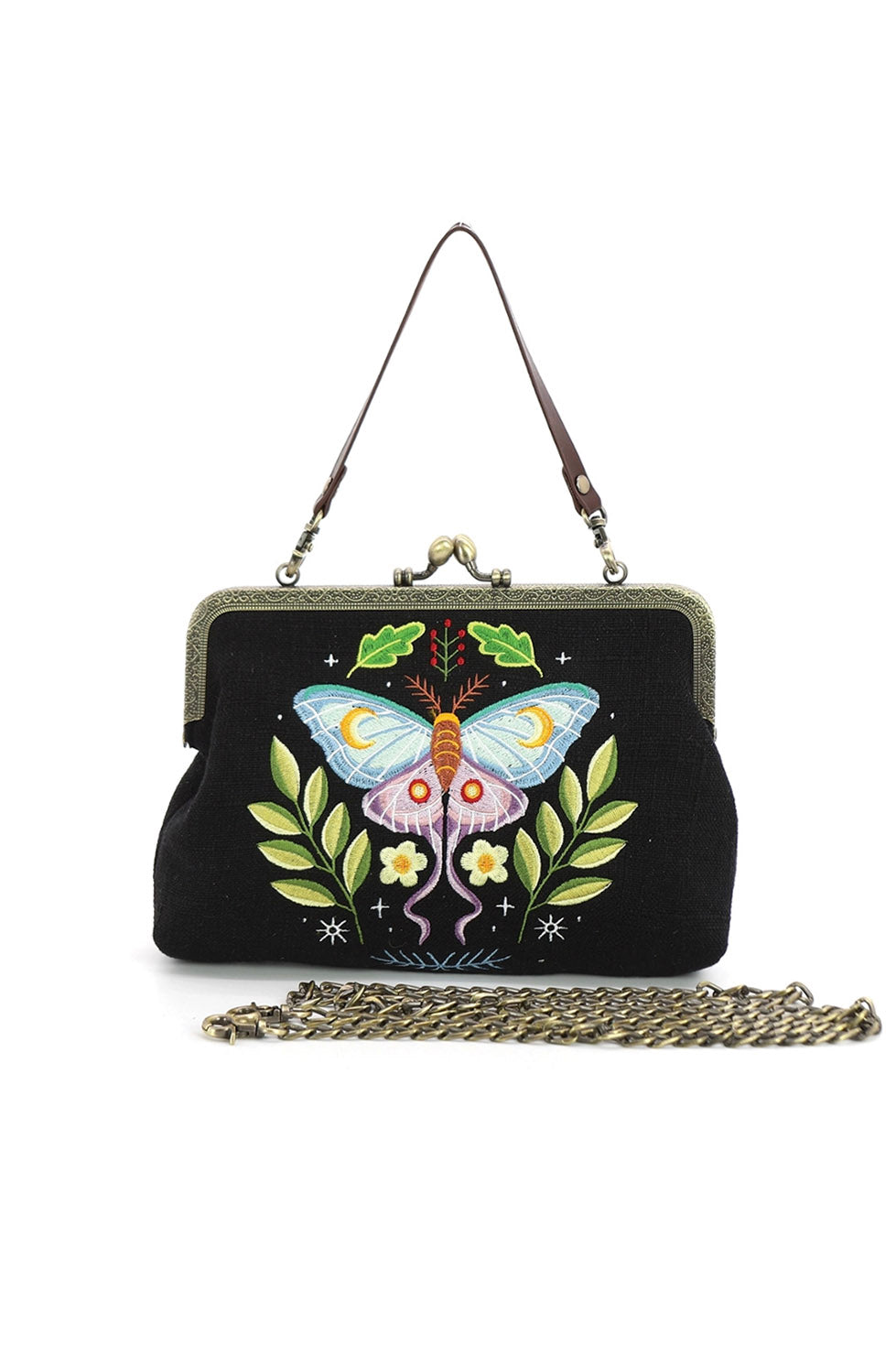 dark cottagecore butterfly purse