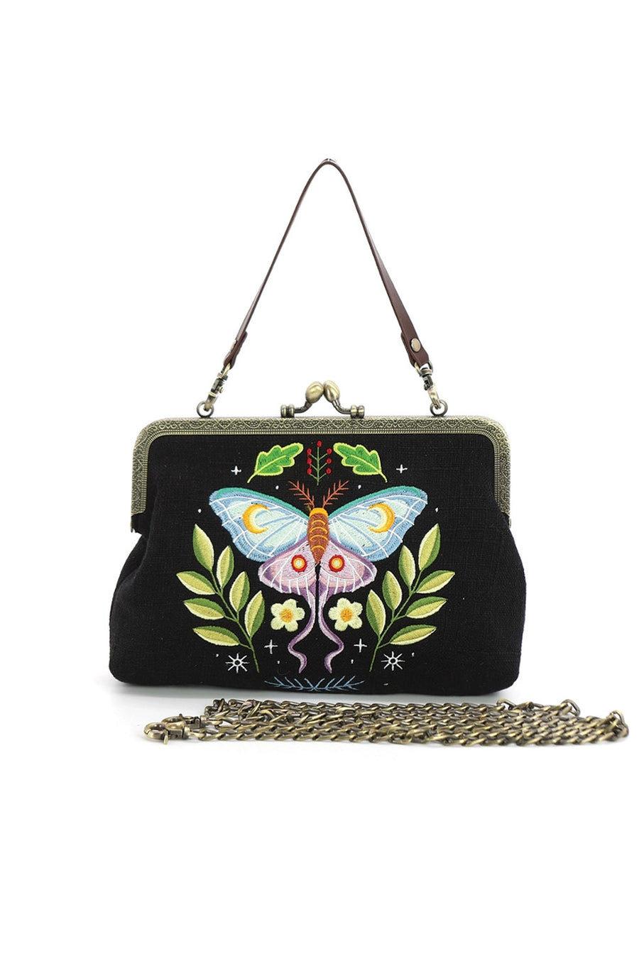 dark cottagecore butterfly purse
