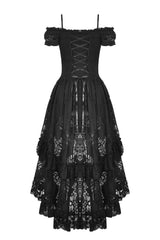 Romantic Ruffles High Low Dress