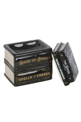 Witchy aesthetic home decor book of spells oil warmer