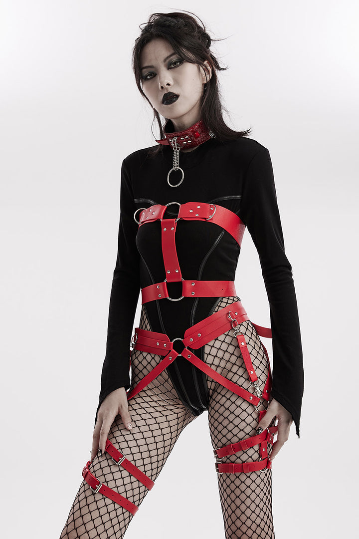 red raver harness for women