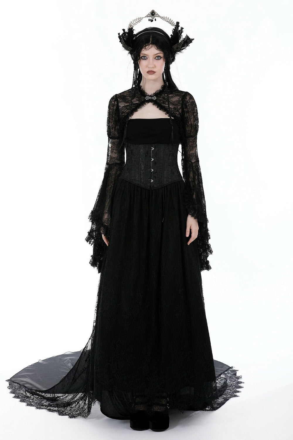 Gothic Vinyl Dress 2024 & Victorian Shrug Jacket