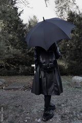 Regenschirm für den Trauerzug am Mittwoch [SCHWARZ]