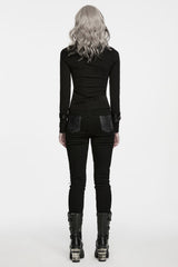 Lace Up Buckle Gothic Punk Pants Steampunk Style Trousers from punk rave