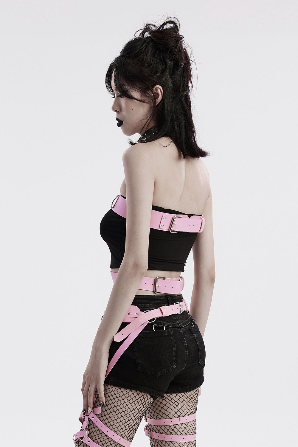 kawaii gothic harness