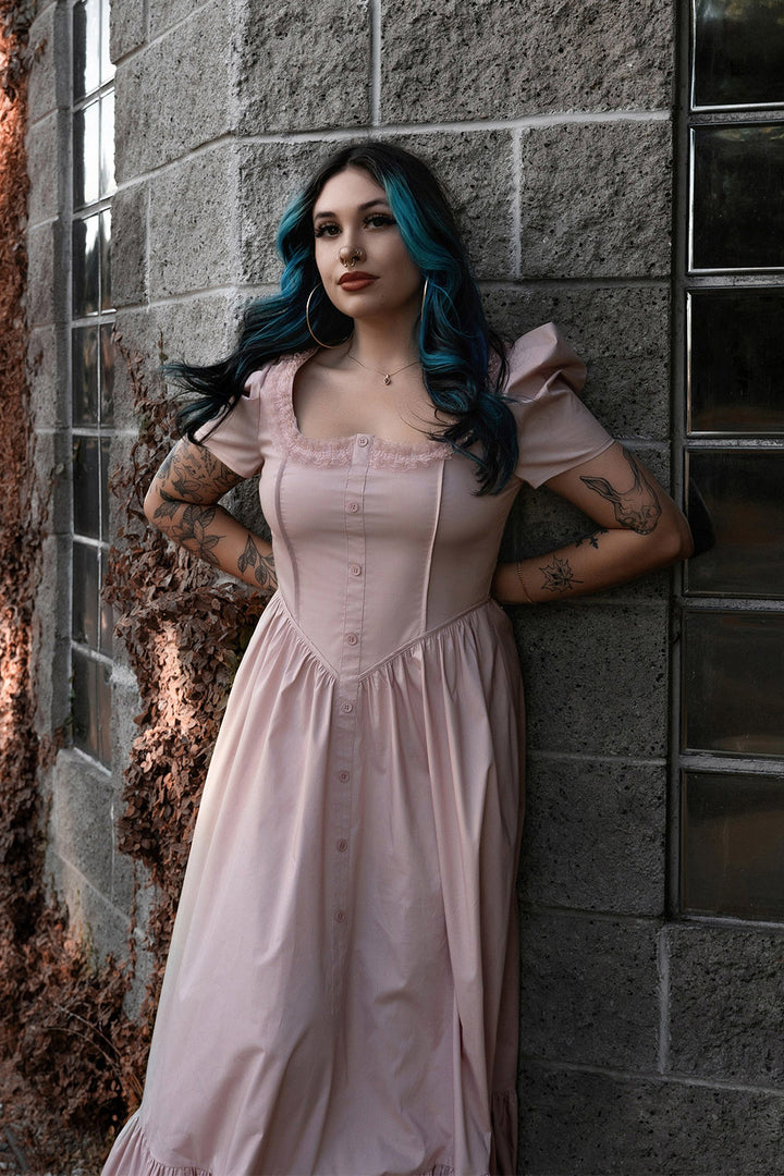 pink victorian princess dress