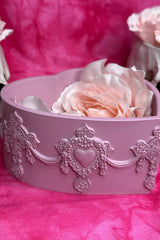 ornate pink goth trinket box