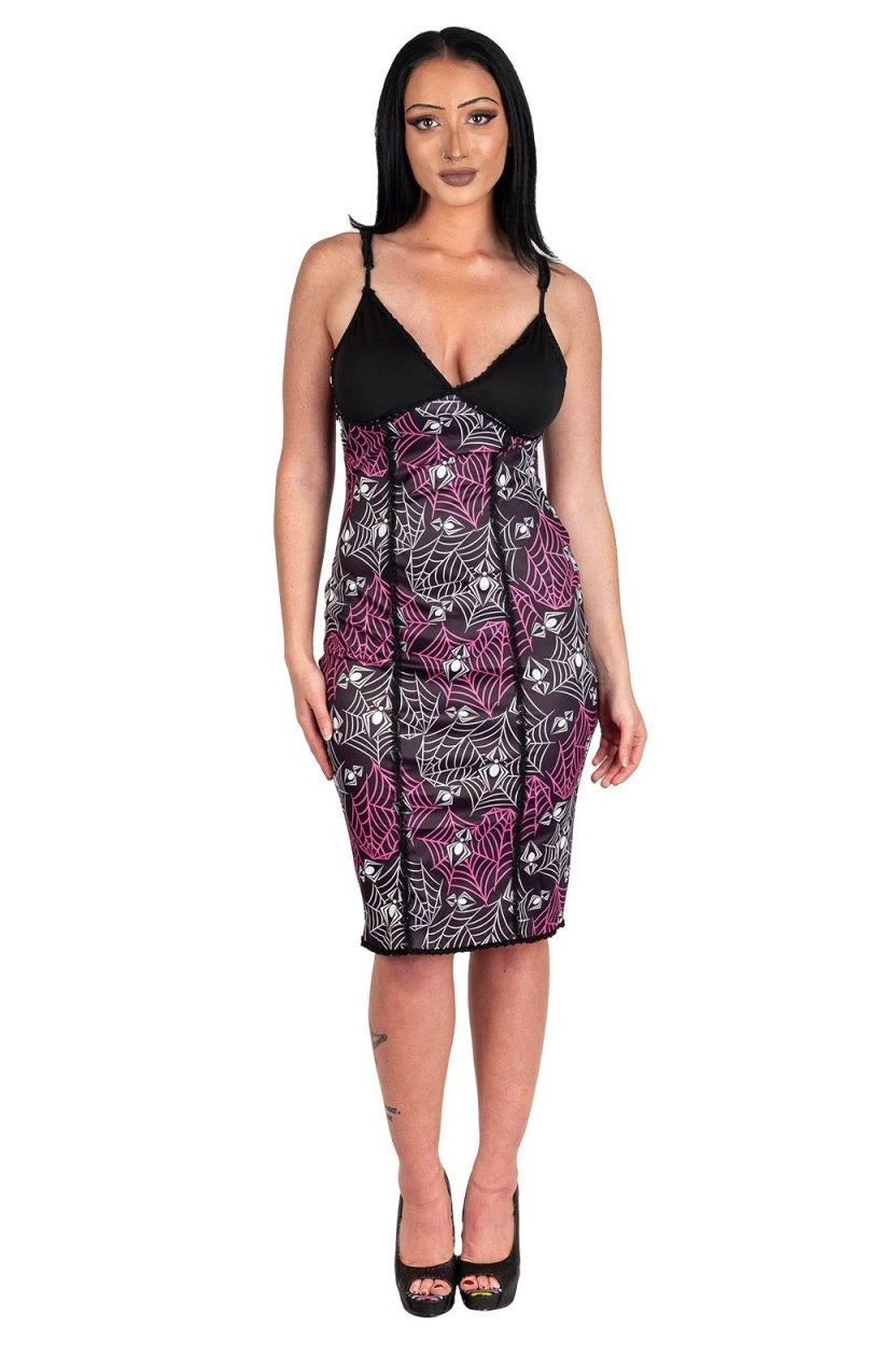 Vestido camisero Love Webs Spiderwebs Chaos