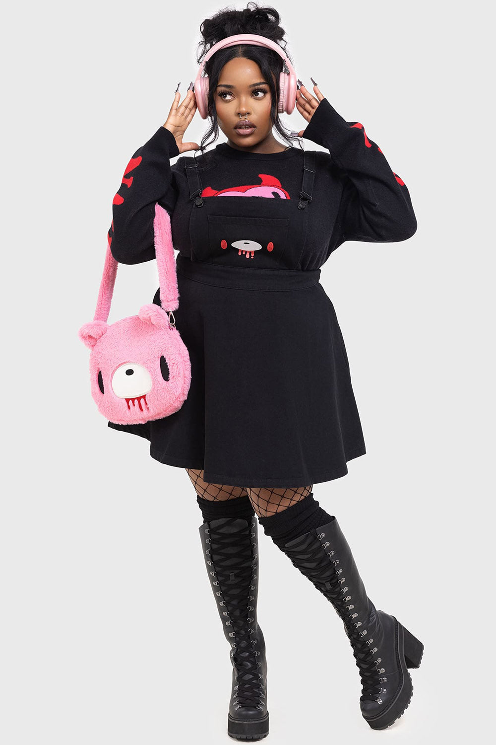 emo creepy cute gloomy bear bag