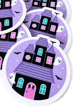 Haunted House Sticker
