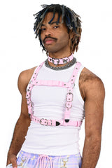 kawaii pastel pink harness by My Violet store 