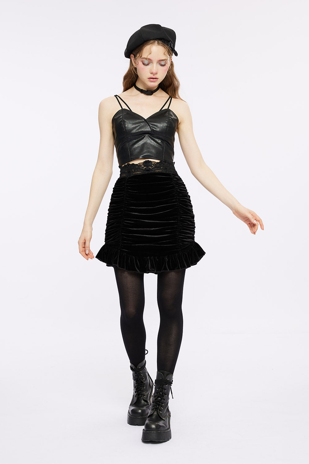 sweet lolita gothic styled skirt