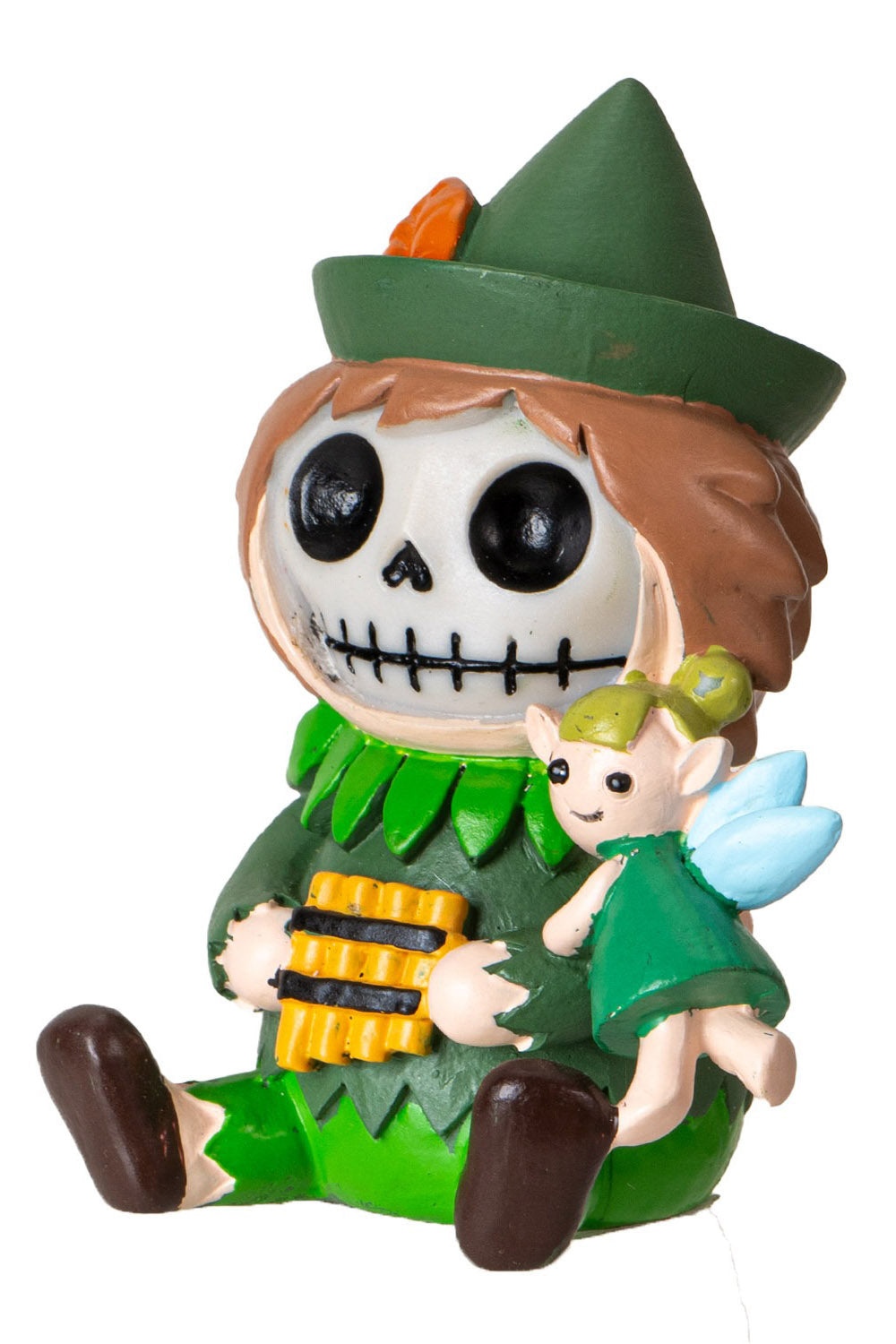 furrybones skeleton statue 