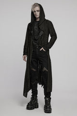 mens pierced gothic cardigan 