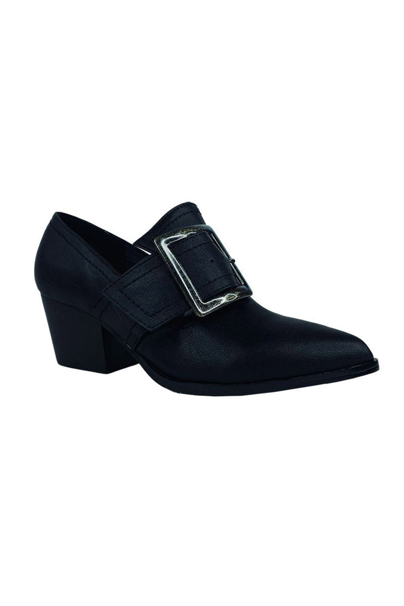 GRIMM Heel [Matte Black/Brass Buckle]