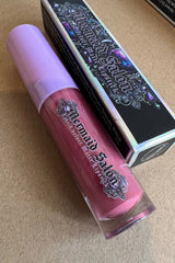 muted dark pink liquid lipstick 