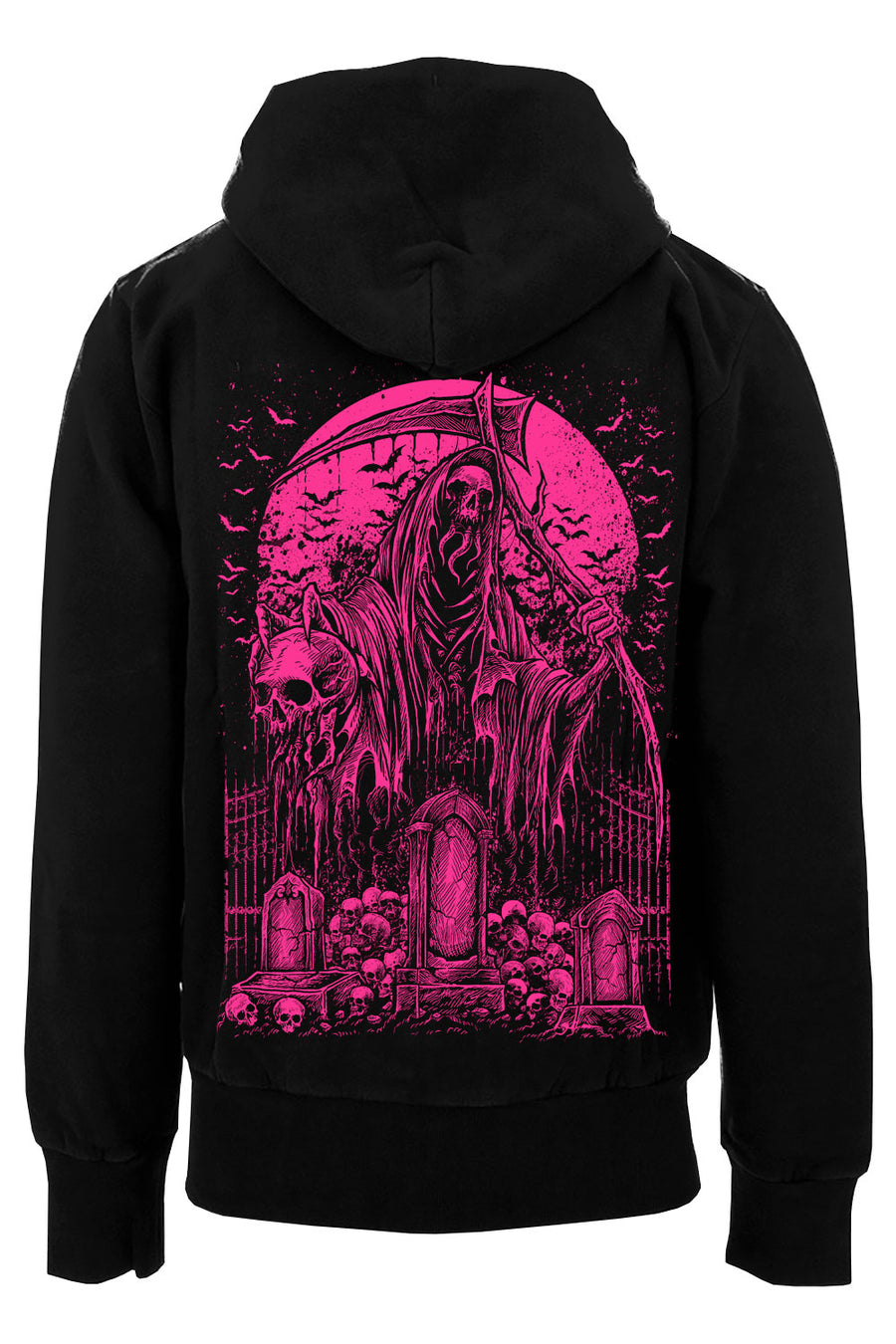 hot pink horror hoodie for men