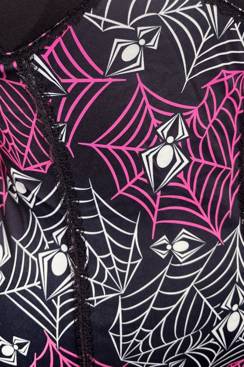Vestido camisero Love Webs Spiderwebs Chaos