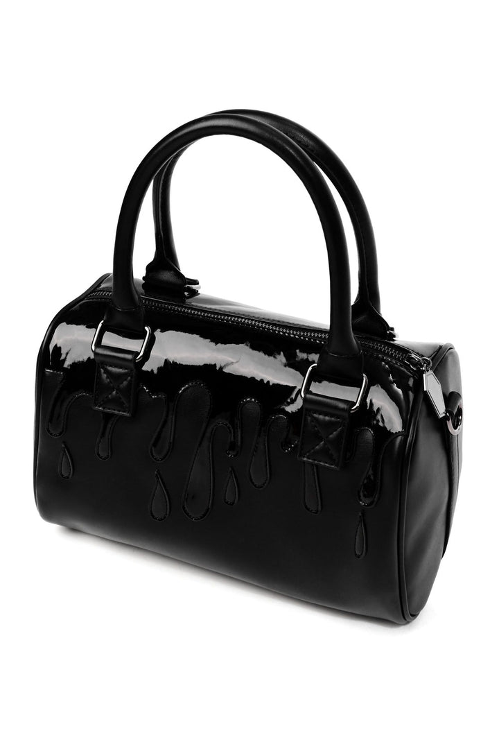 vegan leather slime crossbody bag