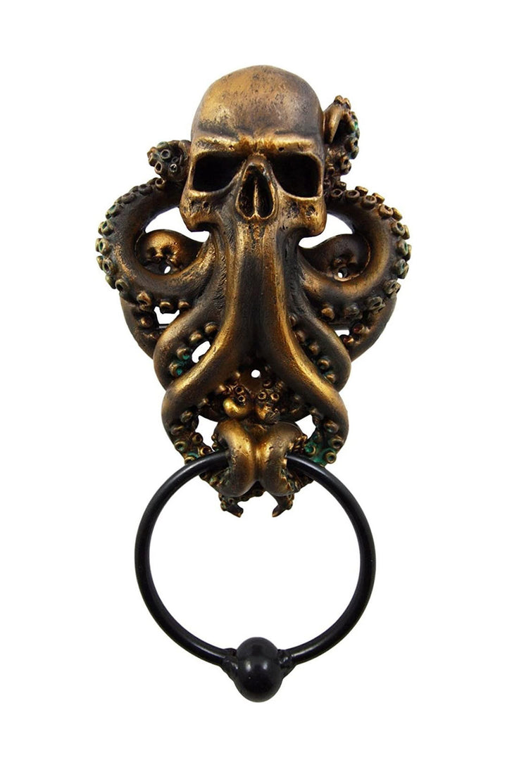 Octopus Skull Door Knocker