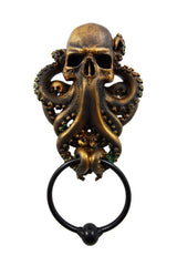 Octopus Skull Door Knocker