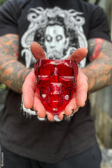 Skull Drinking Glass [BLOOD RED]