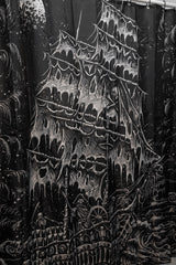 pirate ship shower curtain