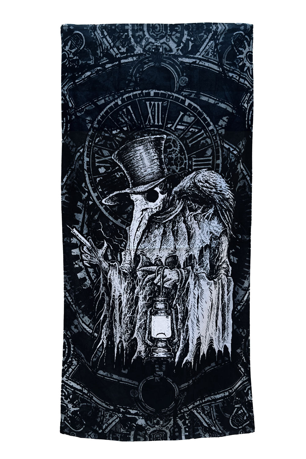 gothic plague doctor towel