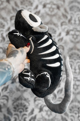 spooky cute skeleton mouse rat plushie