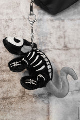 spooky rat mouse keychain