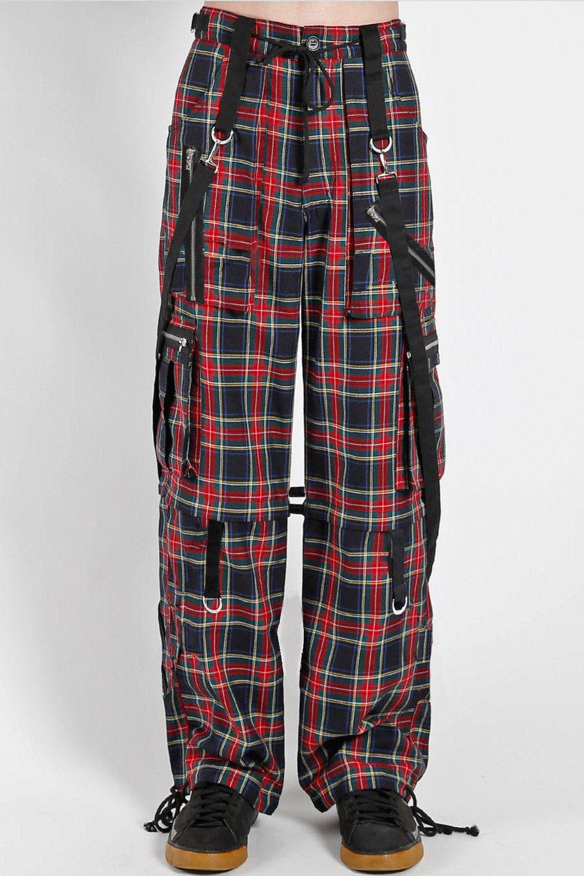 mens punk plaid pants