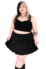 Womens black skirt in plus sizes