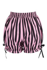 pastel goth striped ruffle bloomers