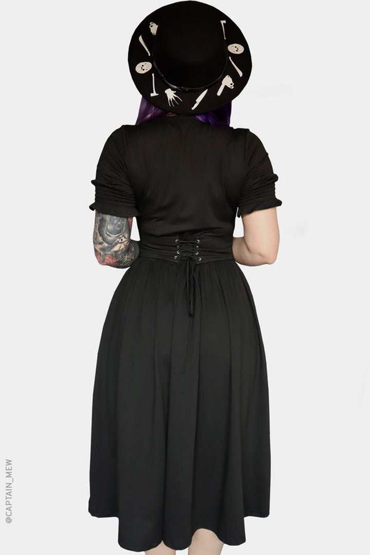 womens gothic back corset dress