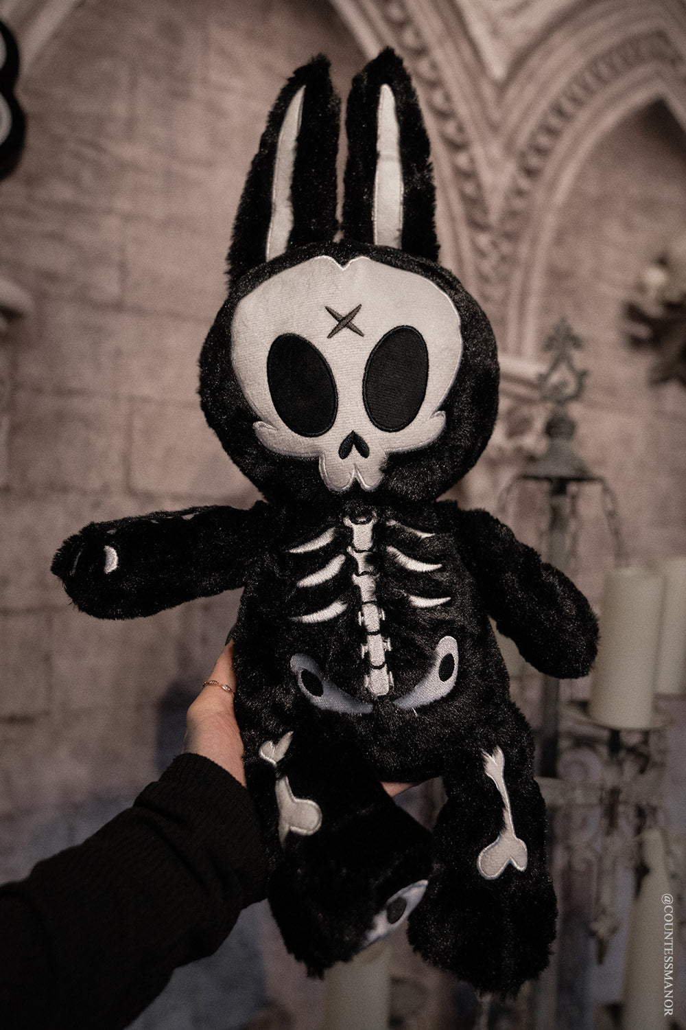 skeleton bunny rabbit plushie