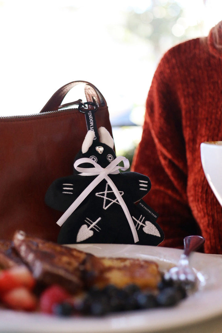 monster plush keychain by lady moon co