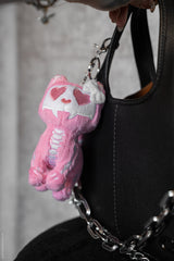 kawaii cat plushie keychain 