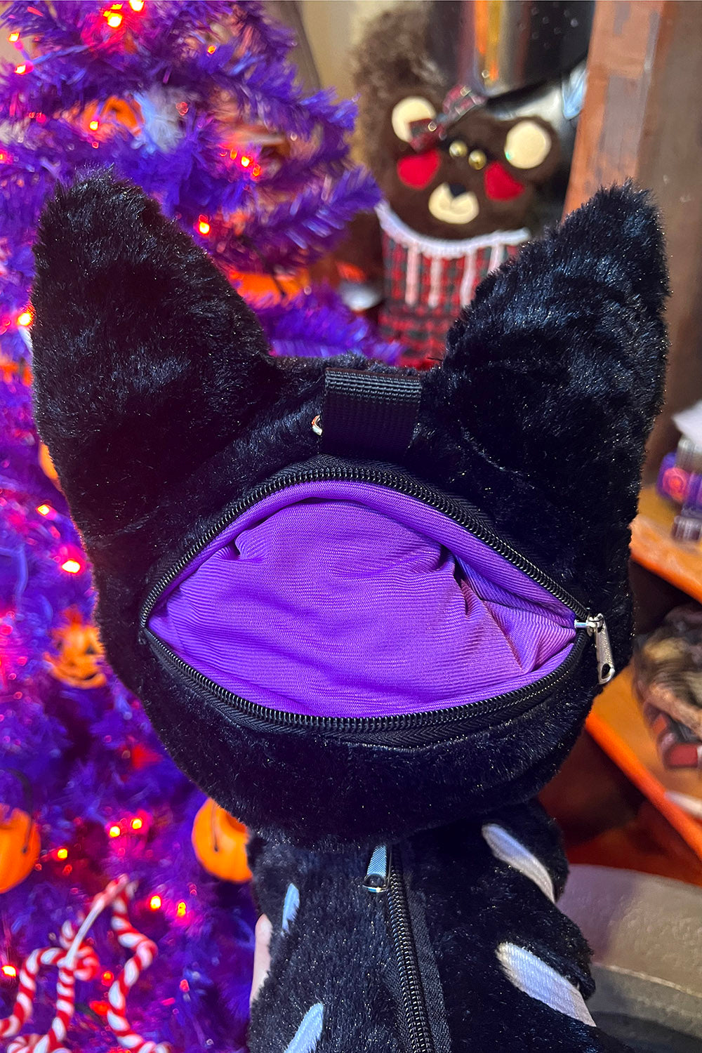 gothic cat purse