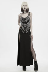 punk spiked fashion necklace for women