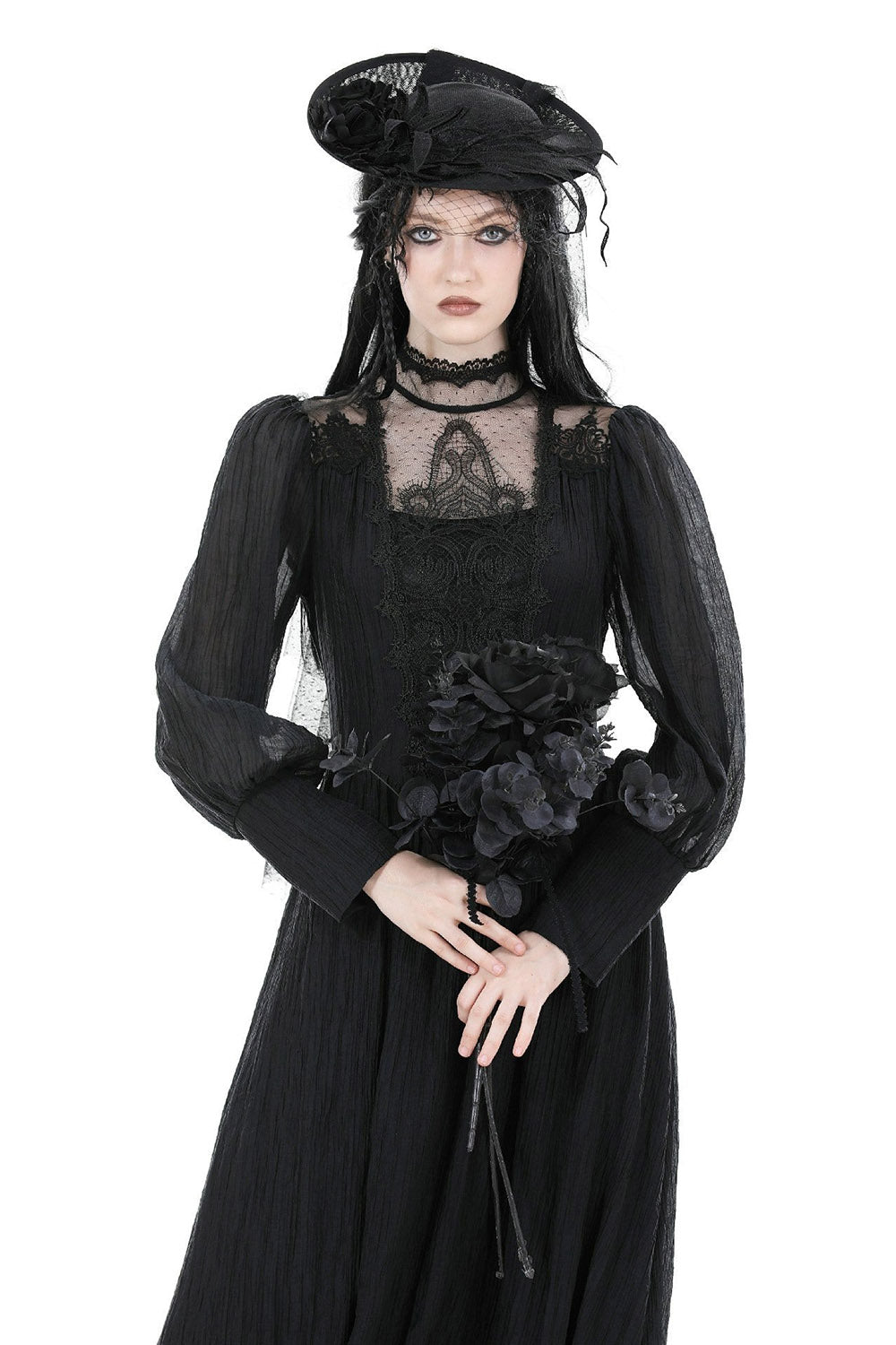 womens vintage  victorian gothic hat