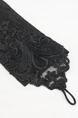 black gloves